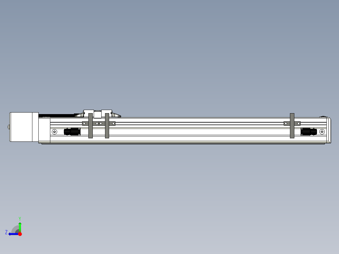 Toyo东佑达直线模组-ECH5-300-BR右视图