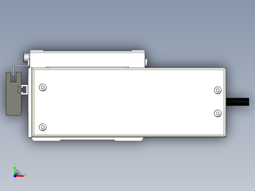 Toyo东佑达直线模组-ECH12-200-BL-100W+煞車前视缩略图