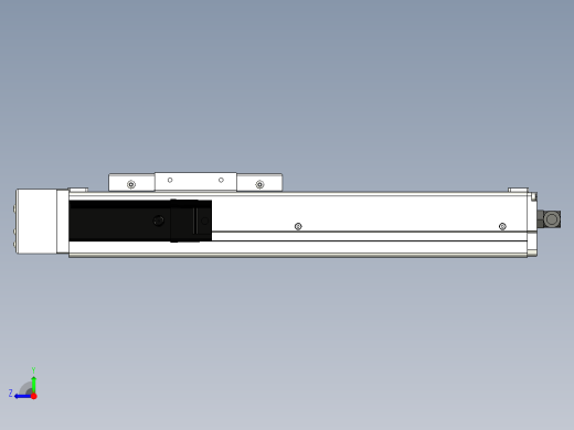 Toyo东佑达直线模组-ECH12-200-BL-100W+煞車右视缩略图