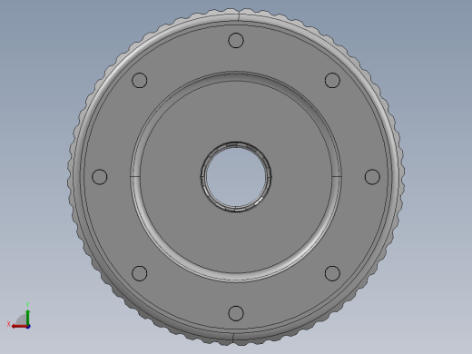 拖拉机差速器模型3D图纸 STEP格式后视缩略图