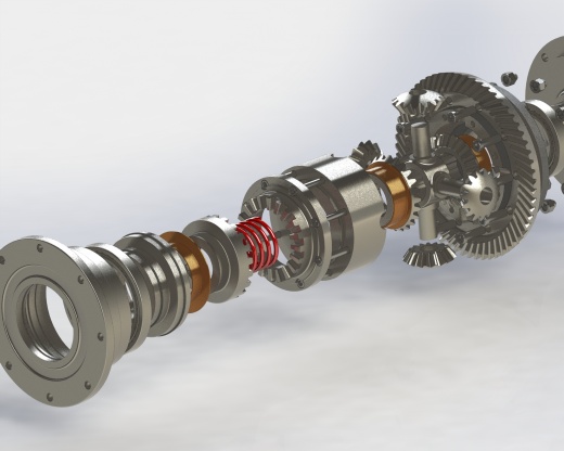 拖拉机差速器模型3D图纸 STEP格式缩略图