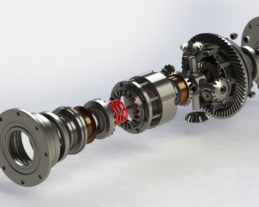 拖拉机差速器模型3D图纸 STEP格式缩略图