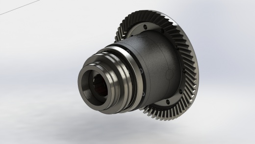 拖拉机差速器模型3D图纸 STEP格式缩略图