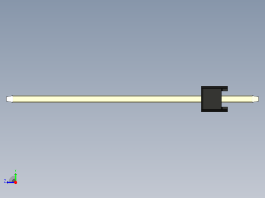 彩色公头100mil（2.54mm）系列-DS1021_black_1x10p_100mil_Type19_rev1.0右视缩略图