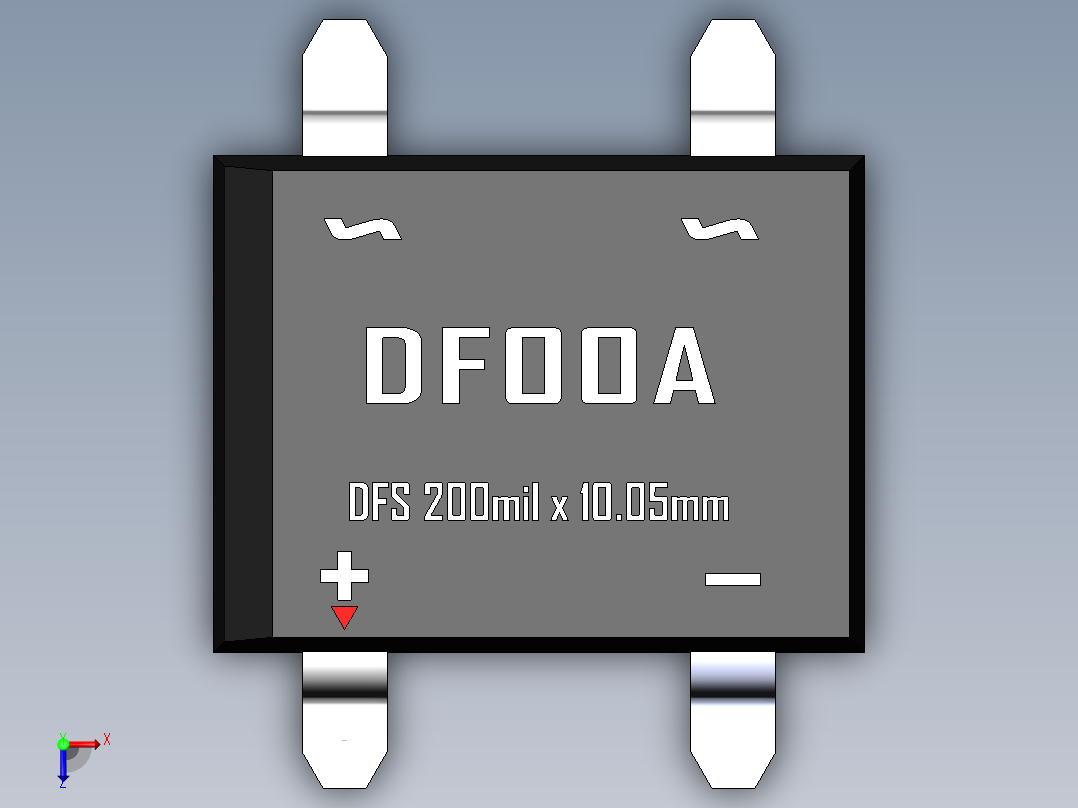 桥式整流器-DFS俯视图