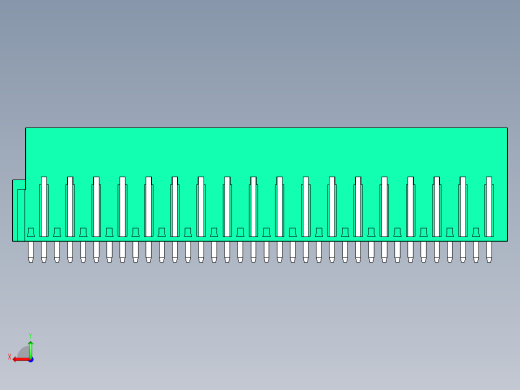 DEGSON 2EDG 系列 5.08mm 可插拔接线端子组-2EDGVTC-5.08-36P-14-00AH后视缩略图