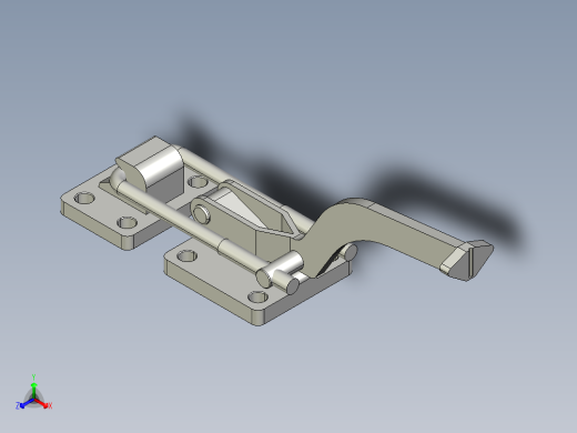 手型搭扣正等轴测缩略图