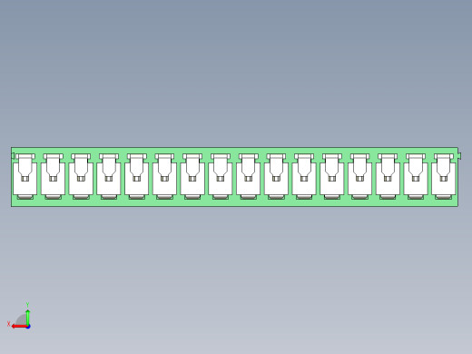 PCB Terminal Block 16 DEG381-3.5后视缩略图