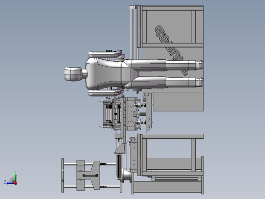 磁铁组装线右视缩略图