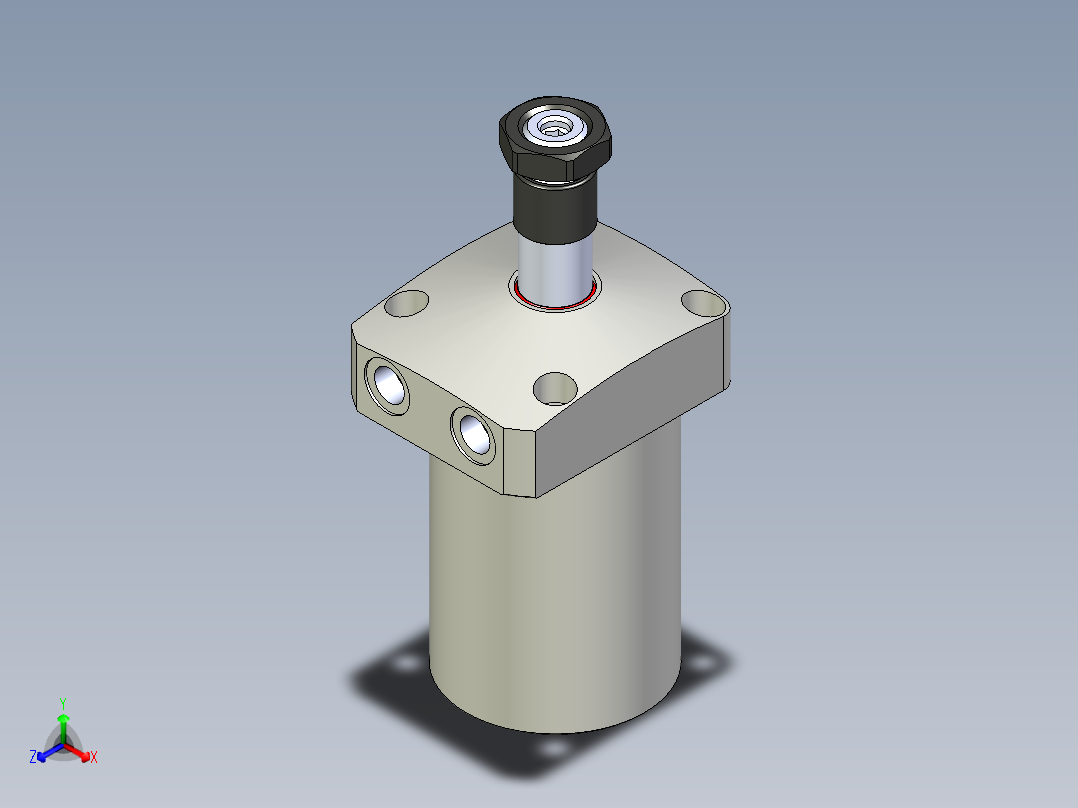 KOSMEKWHE1600-2SL多系列多零件图纸模型主视图
