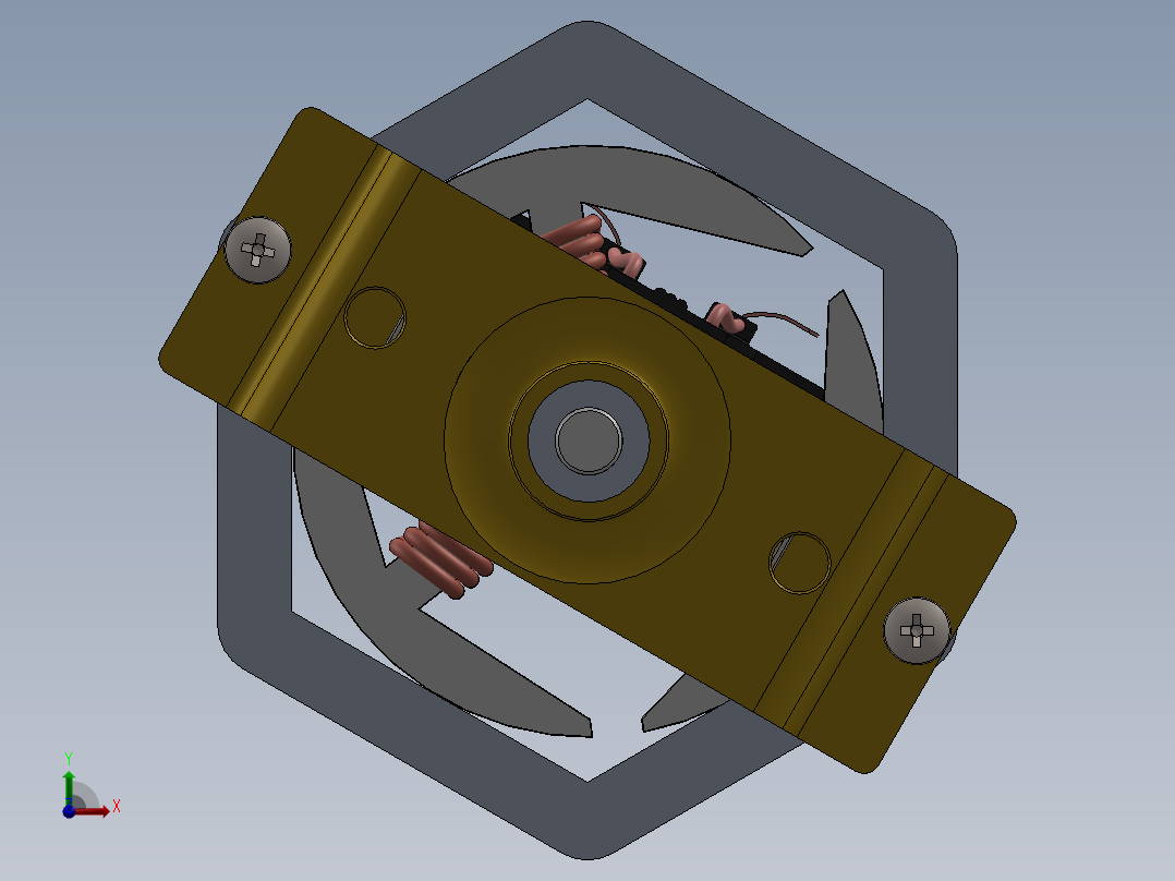 直流电机6前视图
