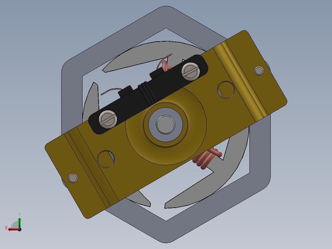 直流电机6后视图