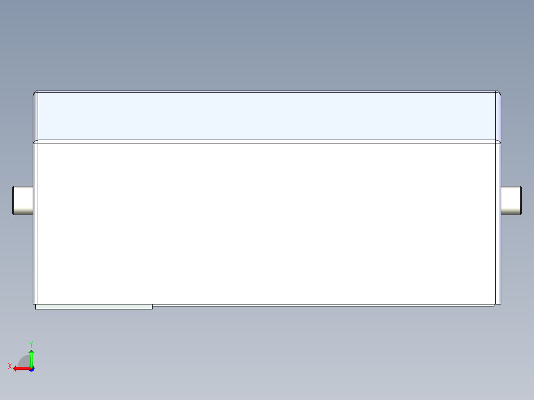 钢丝绳自动探伤仪-总装三维模型后视图