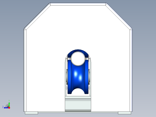 钢丝绳自动探伤仪-总装三维模型右视缩略图