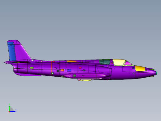 鹰轻型攻击高级教练机左视缩略图