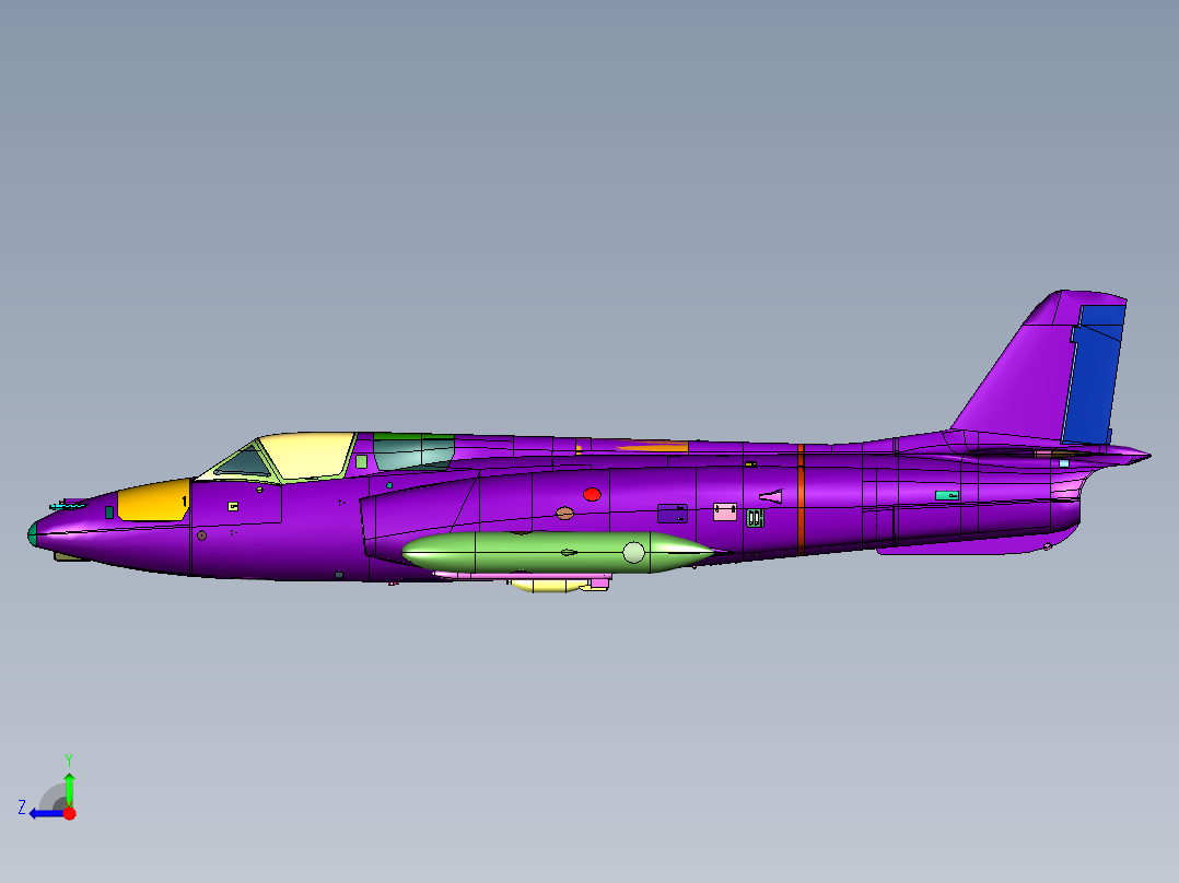 鹰轻型攻击高级教练机右视图