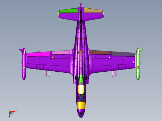 鹰轻型攻击高级教练机俯视缩略图