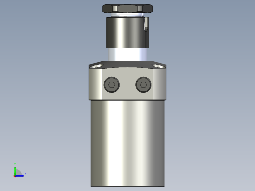KOSMEKLHS1050-CR-Y60多系列多零件图纸模型左视缩略图