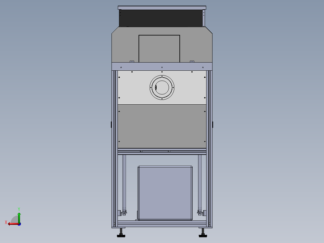 非标贴印机后视图