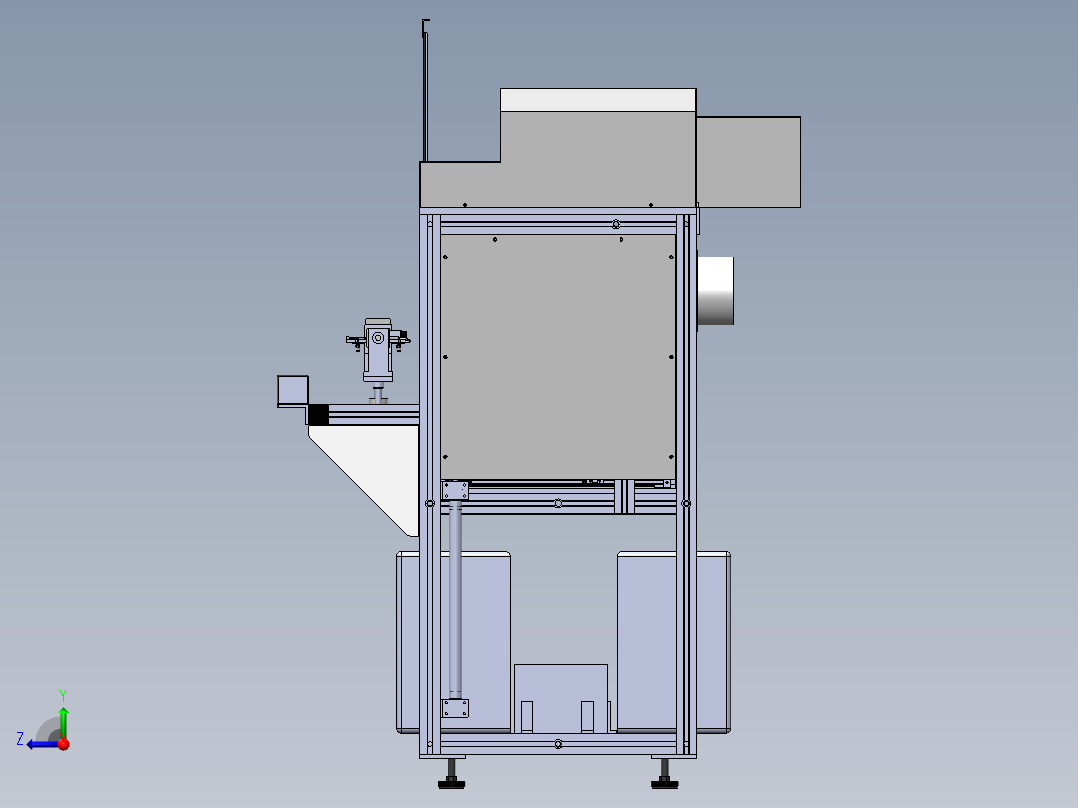 非标贴印机右视图