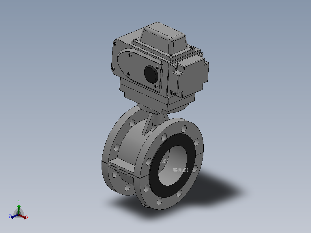 法兰式电动蝶阀-316L DN50-DN400