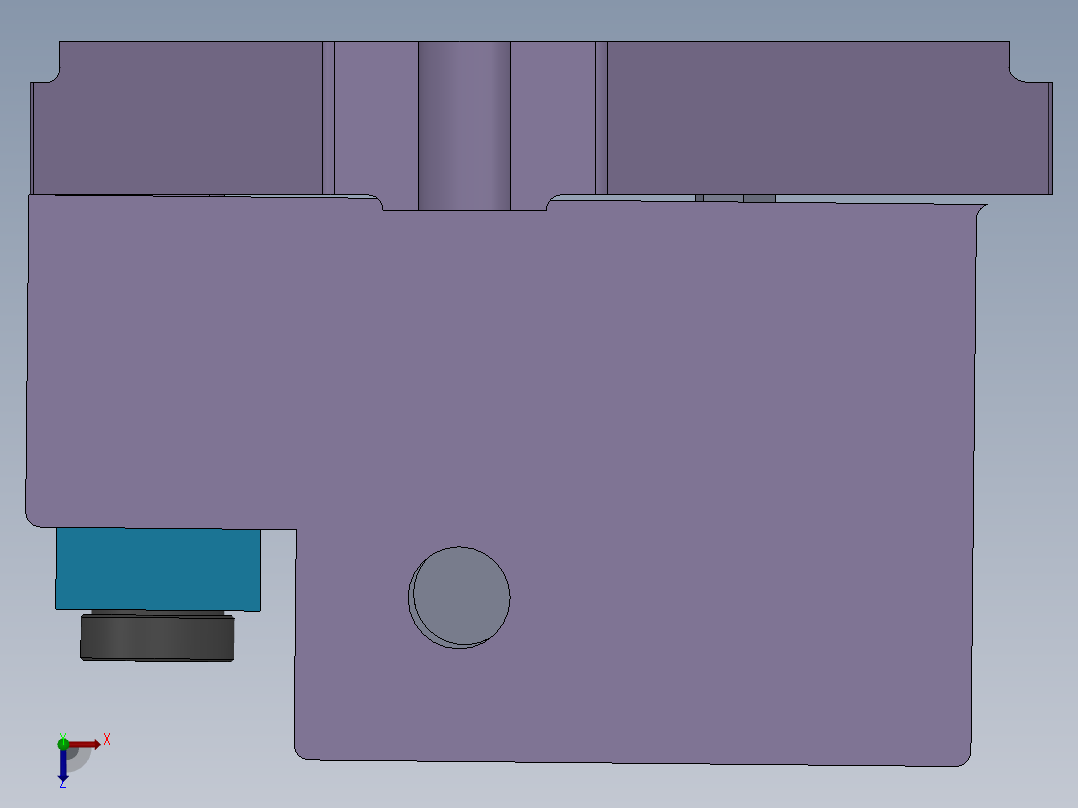 831009车床杠杆加工工艺及钻φ12.7孔夹具设计【含三维SolidWorks】【原创设计】俯视图