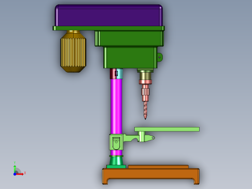 高精度深孔钻床前视缩略图