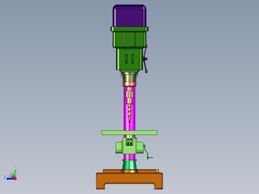 高精度深孔钻床右视缩略图
