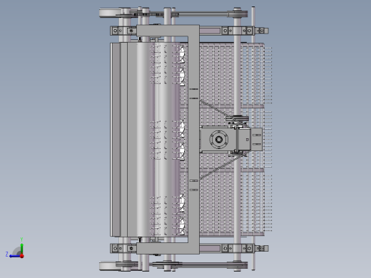 拔棉杆粉碎残膜回收联合作业机设计与仿真（sw12可编辑+CAD+说明书）右视缩略图