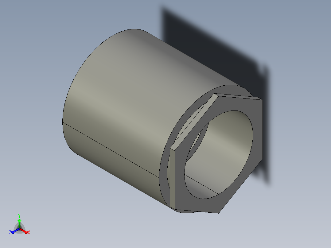船舶管路系统SeaCor_ReducerCoupling_SxS_37J229339_3in x 2.5in主视图