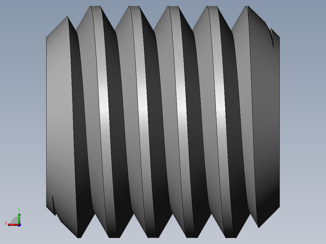 DIN 913-ISO 4026 固定螺钉-M3 L=3.SLDPRT后视图