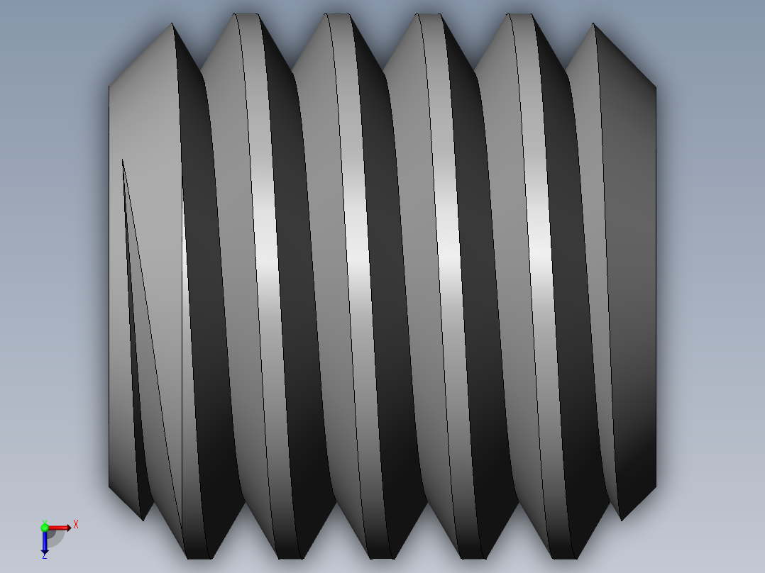 DIN 913-ISO 4026 固定螺钉-M3 L=3.SLDPRT俯视图