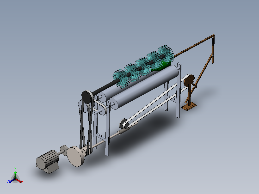 洗瓶机设计含三维-PPT-说明书正等轴测图