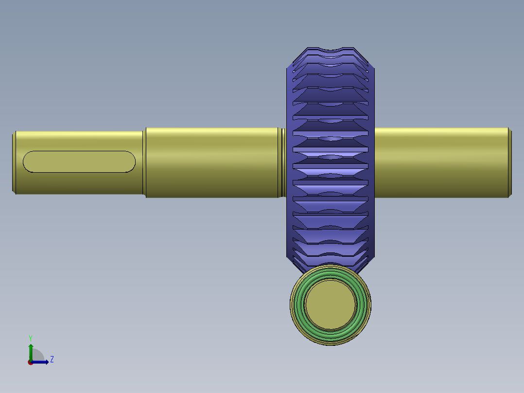 齿轮啮合 (138)左视图