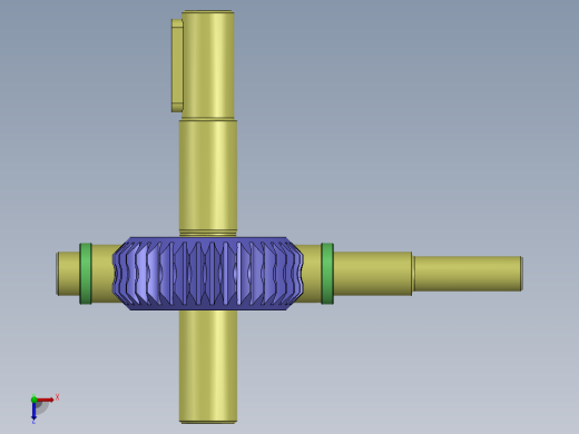 齿轮啮合 (138)俯视缩略图