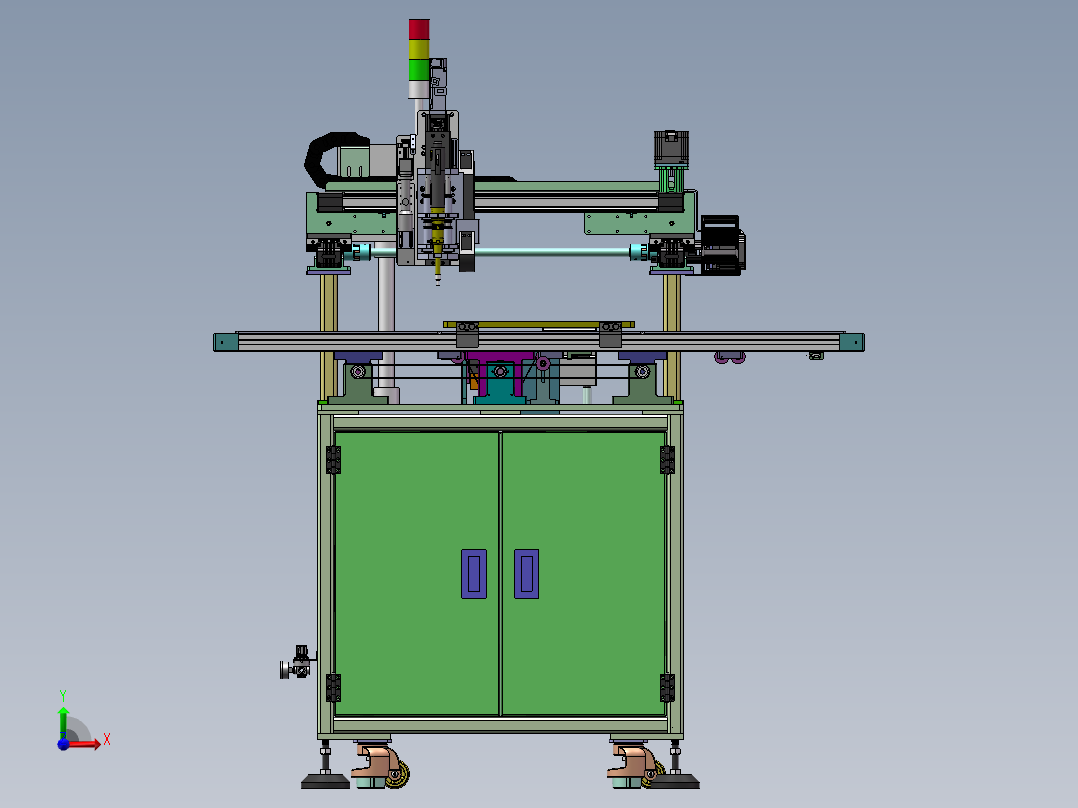在线式三轴螺丝机sw18可编辑前视图