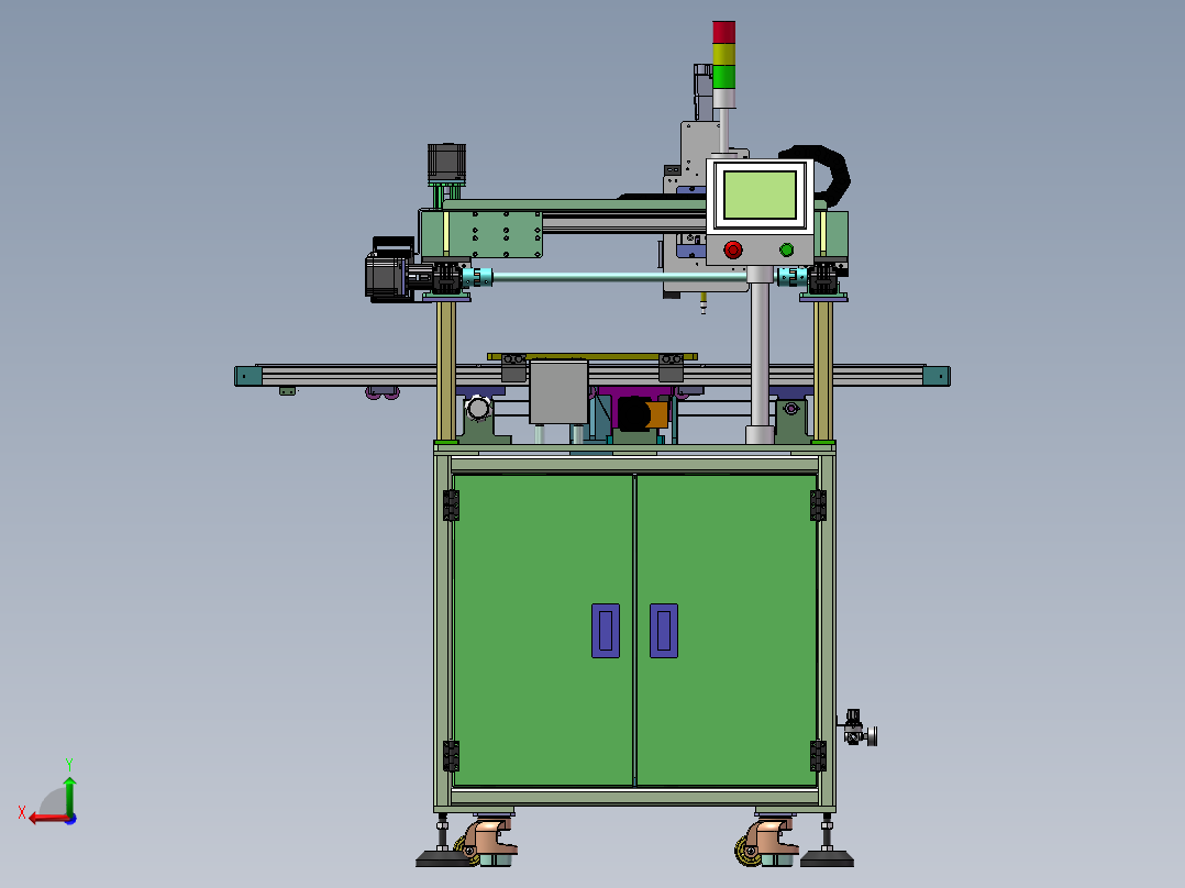 在线式三轴螺丝机sw18可编辑后视图