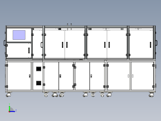 载盘试偏光片贴合机step左视缩略图
