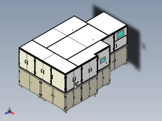 载盘试偏光片贴合机step正等轴测缩略图