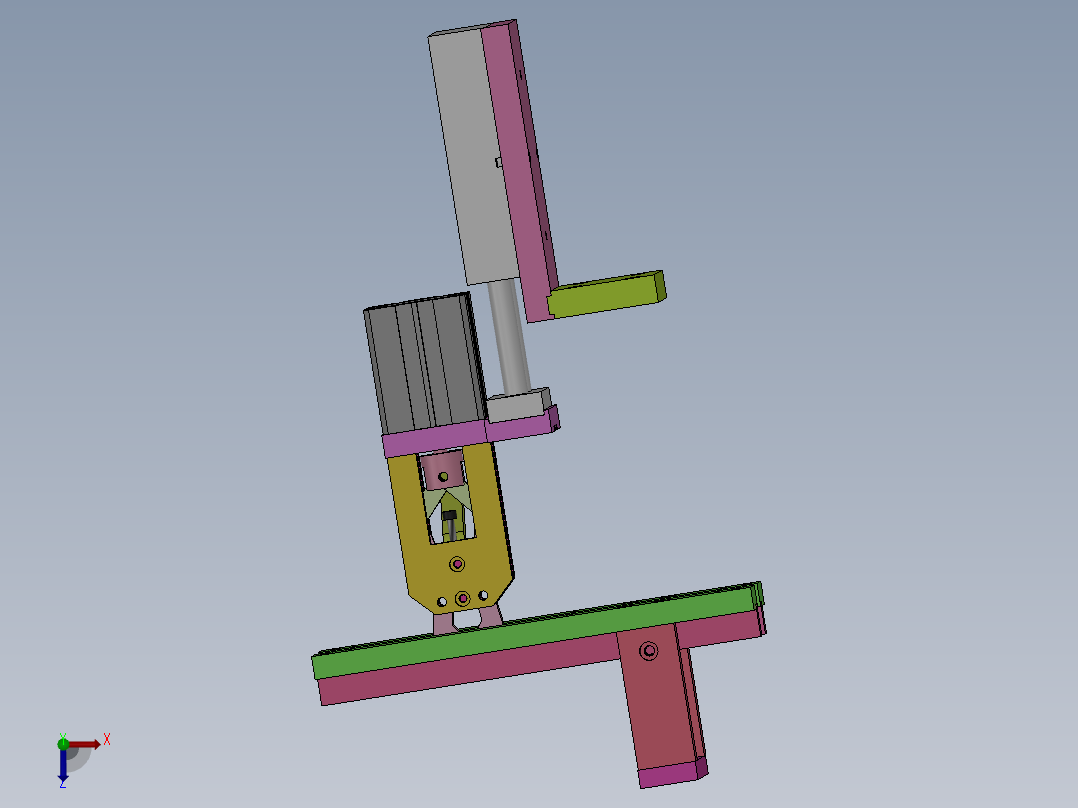自动贴膜锁螺丝机sw14可编辑俯视图