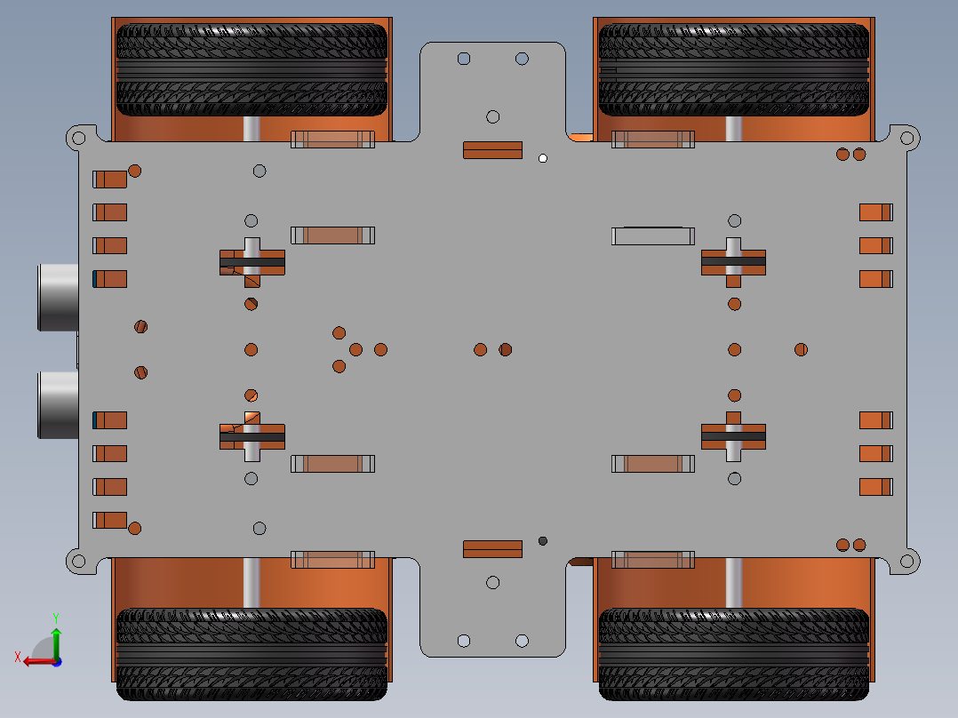 智能巡检机器人sw23可编辑后视图
