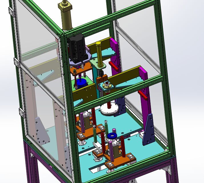 管道弯头胶帽自动压装设备sw12可编辑