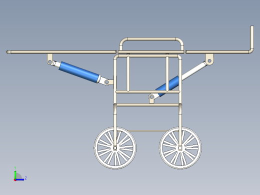 B3003401-轮椅兼担架左视缩略图