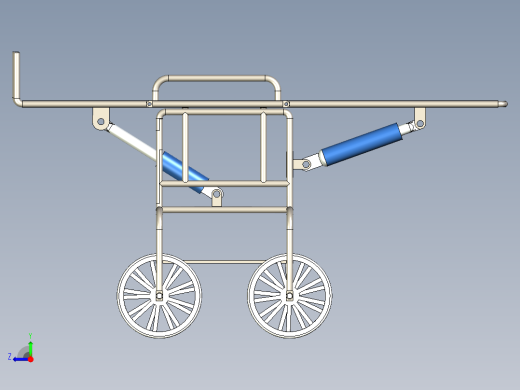B3003401-轮椅兼担架右视缩略图