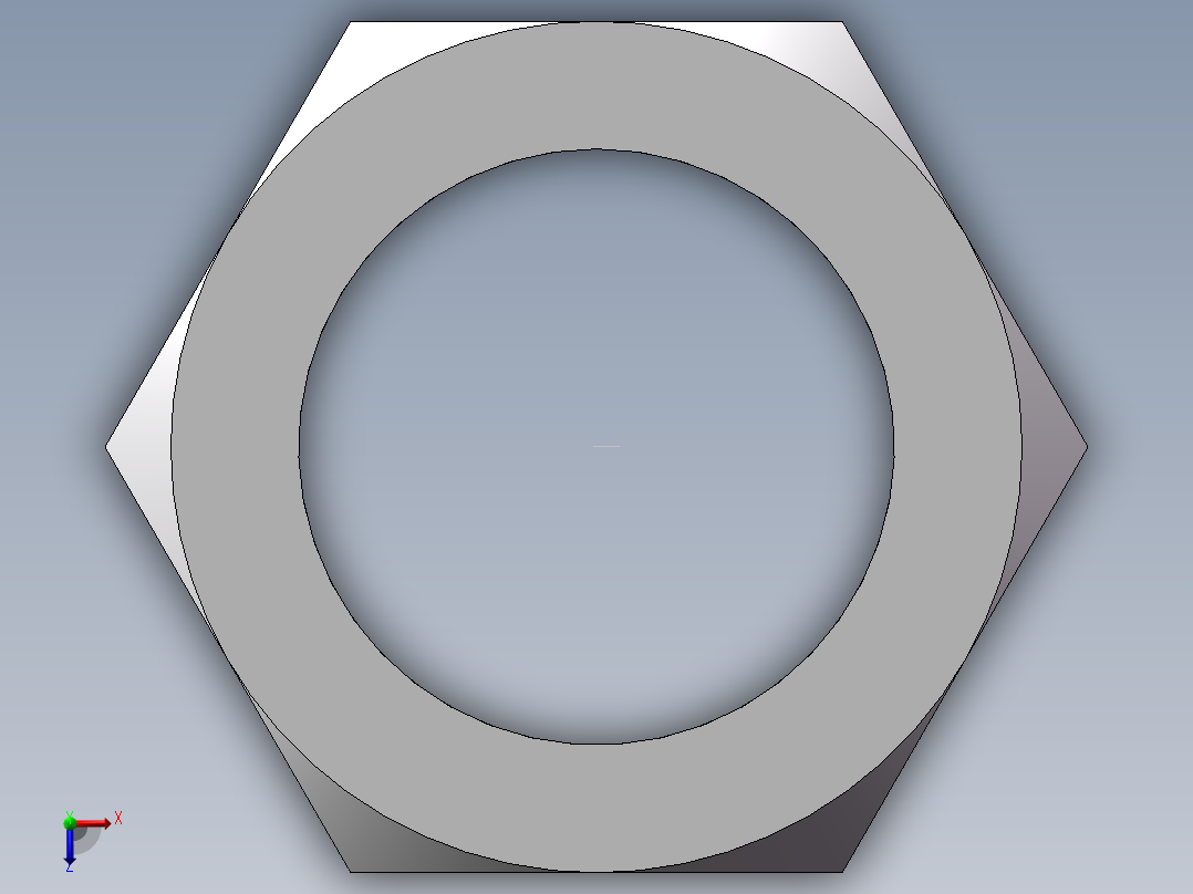 NL+NS 功能螺母、NL-52俯视图