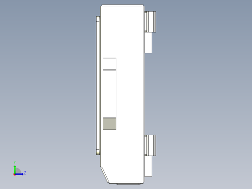 触摸屏组件左视缩略图