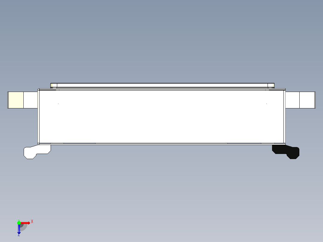 触摸屏组件俯视图