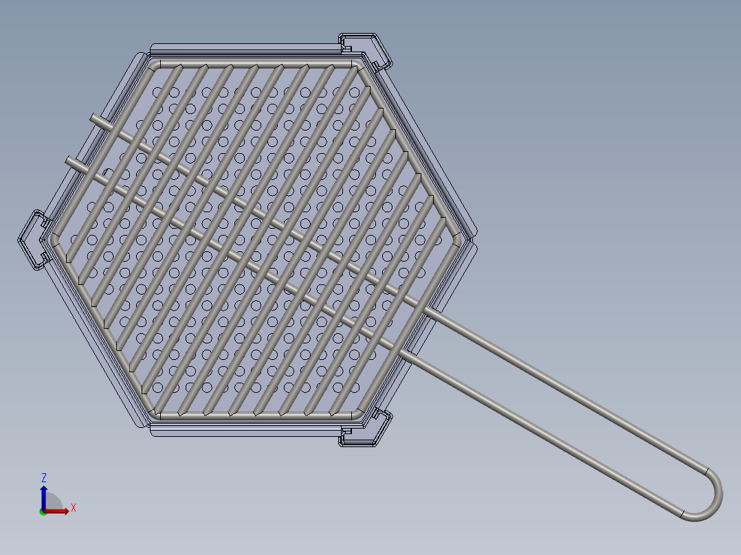 烧烤炉(9)俯视图