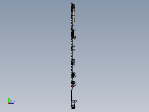 合金车轮生产线左视缩略图