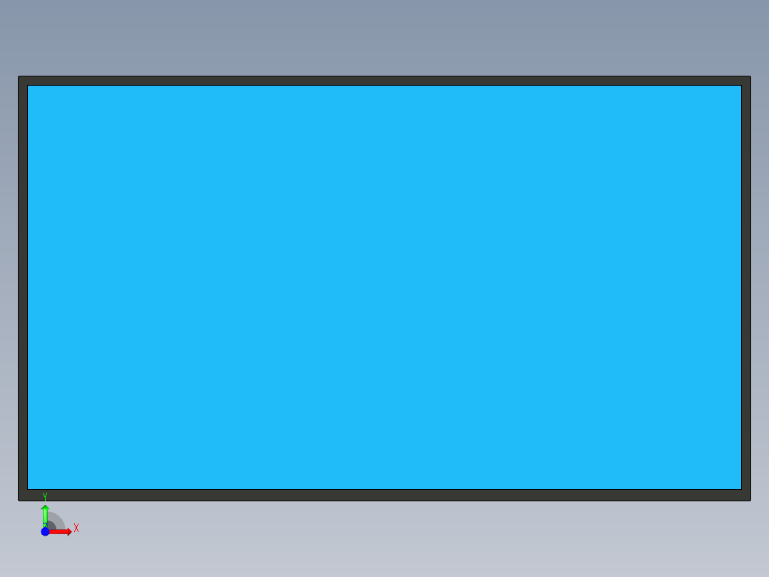 B3004362-电视 42英寸前视图